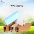 Venta caliente 100x25mm panel de madera de techo wpc decoración de techo wpc techo al aire libre